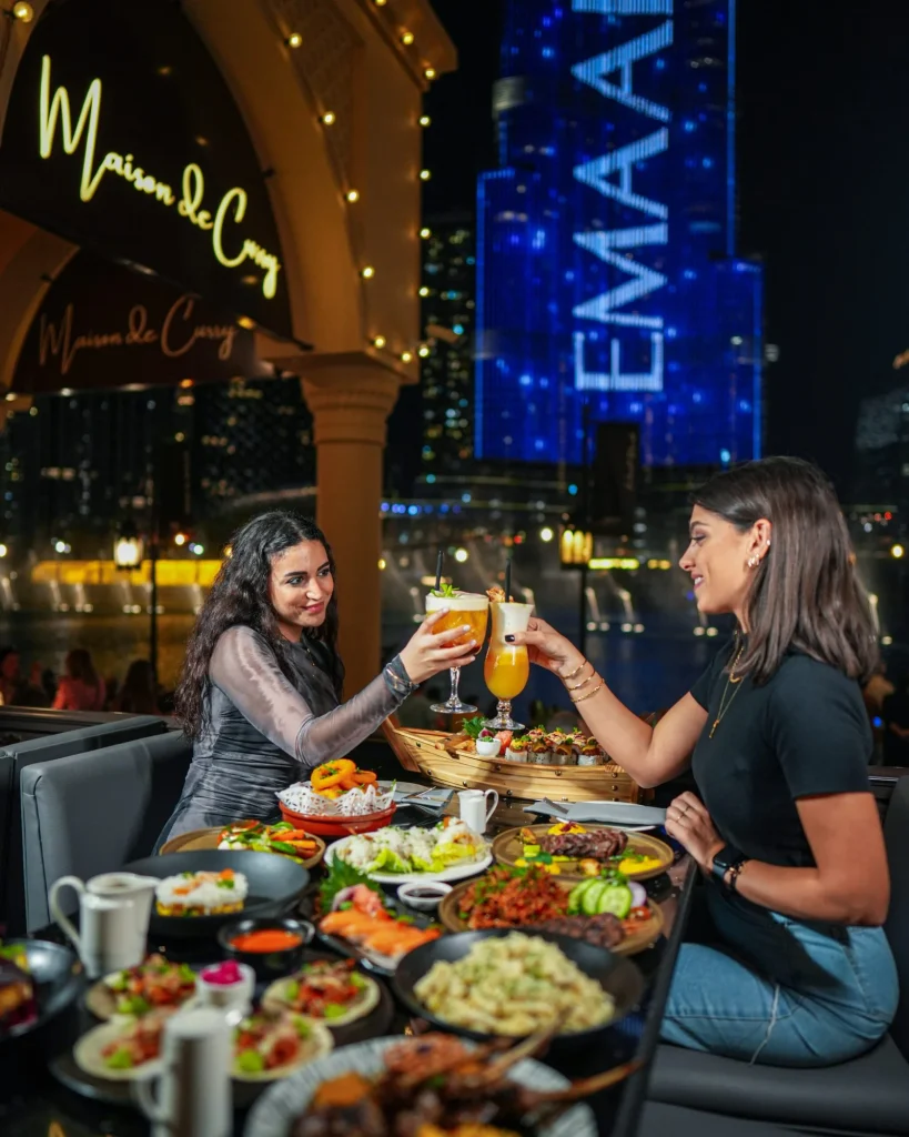 Maison De Curry dining experience in Souk Al Bahar